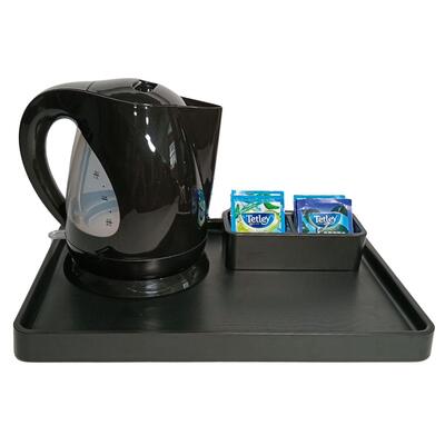 Kit Bandeja Preta Essence com Chaleira Elétrica